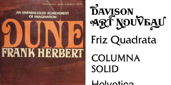 The Mystery of the Dune Font