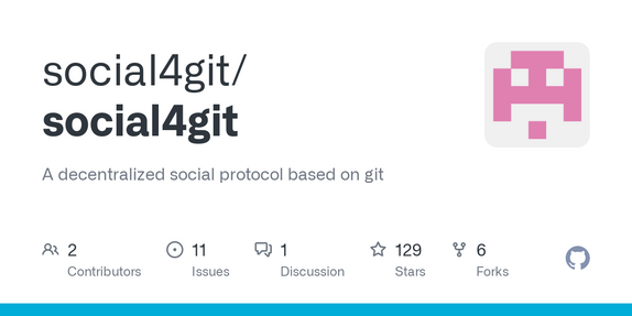 A non-federated decentralized social protocol based on Git
