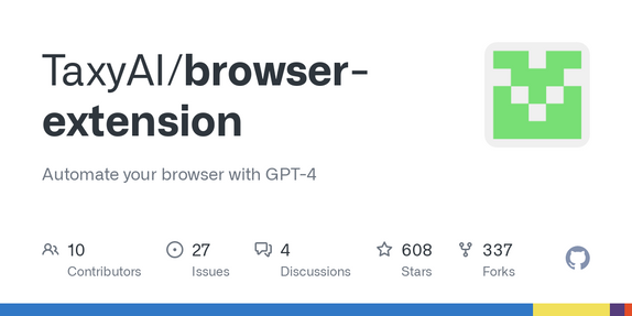 TaxyAI: Open-source browser automation with GPT-4