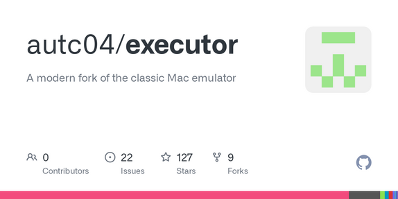 Executor: A modern fork of the classic Mac emulator