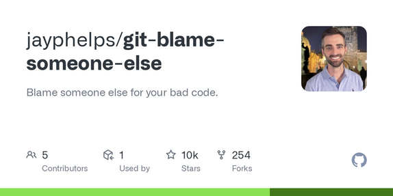 Git Blame-Someone-Else