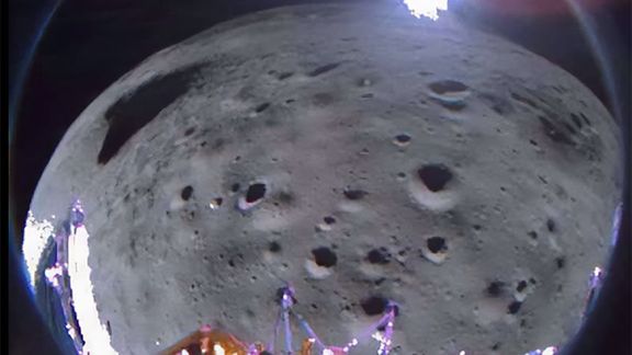 Odysseus lunar lander shares new photos from its harrowing descent