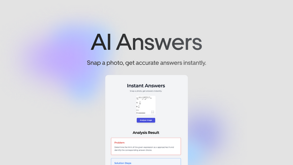 Show HN: I built an AI tutor that explains questions from pictures