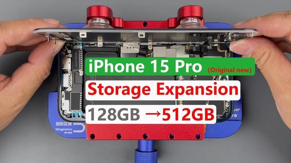 iPhone 15 Pro Storage Expansion – 128GB to 512GB [video]