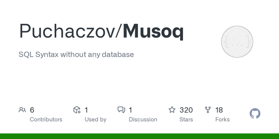 Show HN: Musoq – Query Anything with SQL Syntax (Git, C#, CSV, Can DBC)