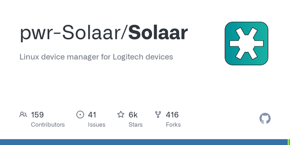 Solaar is a Linux manager for many Logitech keyboards, mice, and other devices