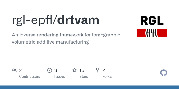 Dr. TVAM – Inverse Rendering for Tomographic Volumetric Additive Manufacturing