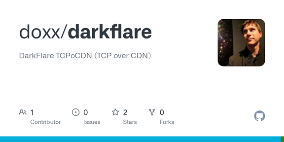 Doxx/Darkflare: DarkFlare TCPoCDN (TCP over CDN)