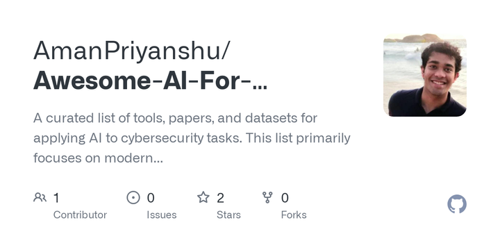 Awesome List on AI for Security