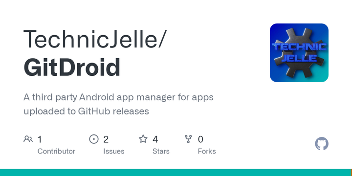 GitDroid: A third party Android app manager for apps uploaded to GitHub releases