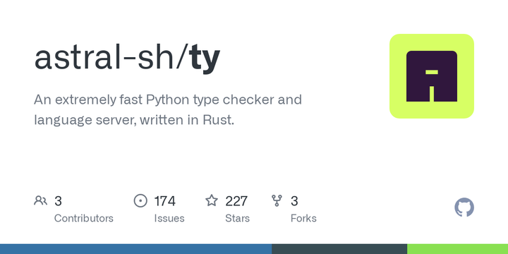 Ty: A fast Python type checker and language server