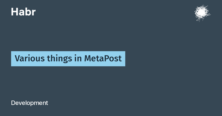 Various Things in MetaPost (2019)