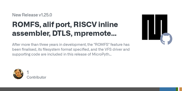 MicroPython v1.25.0
