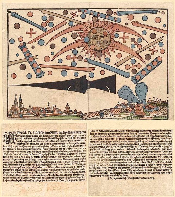 1561 Celestial Phenomenon over Nuremberg