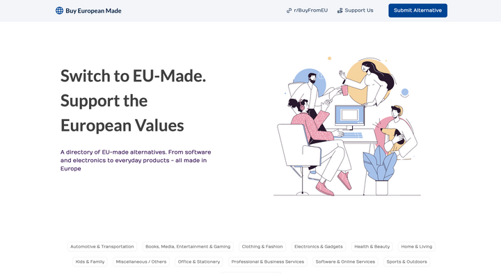 Go European: Discover European products and services