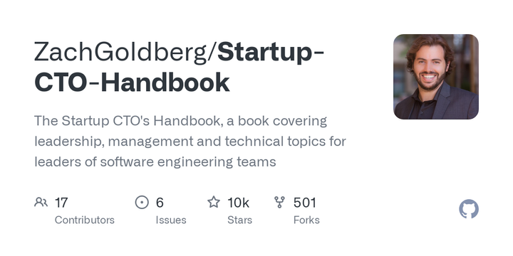 The Startup CTO's Handbook