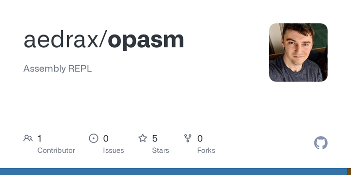 Show HN: Opasm, an Assembly REPL