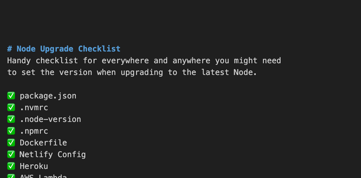 Show HN: Guide so you can clean up all your Node Versions