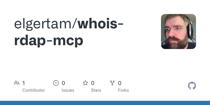 Show HN: I made an MCP Server for Whois and RDAP