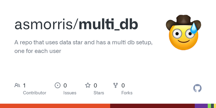 multi_db: repo that uses Datastar and has a multi db setup, one for each user