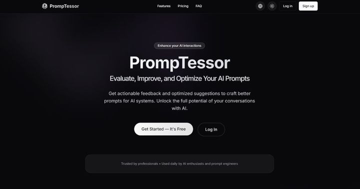 Show HN: I built PrompTessor – a tool to help people write better AI prompts