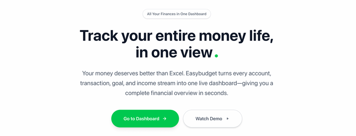 Easybudget – Track your entire money life