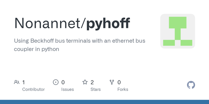 Show HN: Pyhoff – Connect Python ML Models to Beckhoff/WAGO IO Hardware