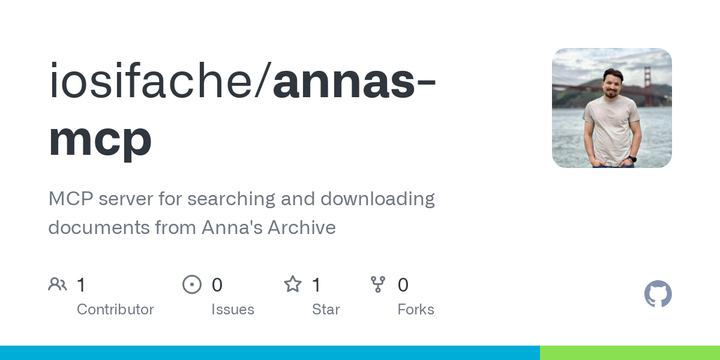 Show HN: MCP server for searching and downloading documents from Anna's Archive