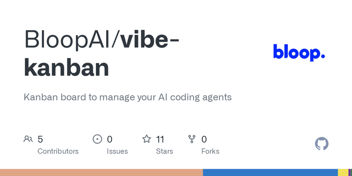Show HN: Vibe Kanban – Kanban board to manage your AI coding agents