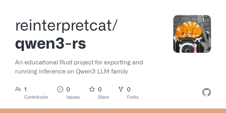 Show HN: An educational Local Qwen3 LLM Inference project written in Rust