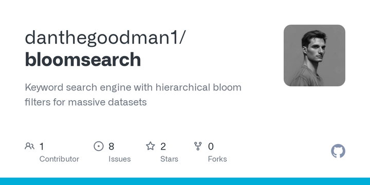 Show HN: BloomSearch – Keyword search with hierarchical Bloom filters