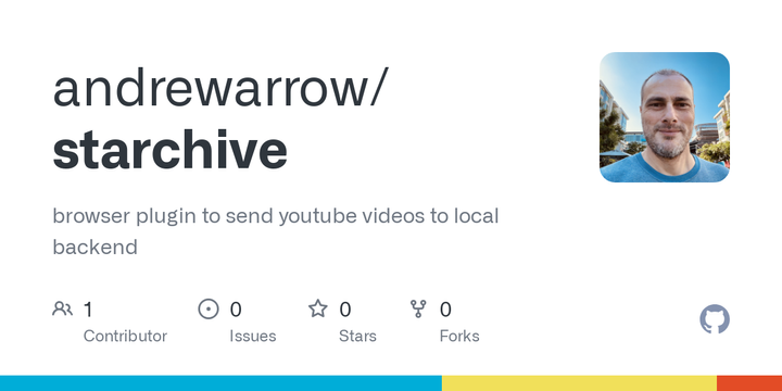 Browser extension and local backend that automatically archives YouTube videos