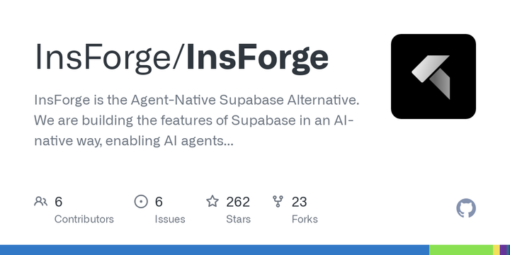Show HN: InsForge – Open-source agent-native alternative to Supabase