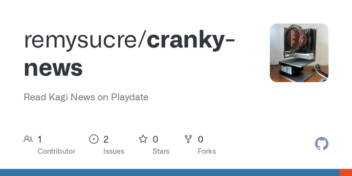 Show HN: Read Kagi News on Playdate