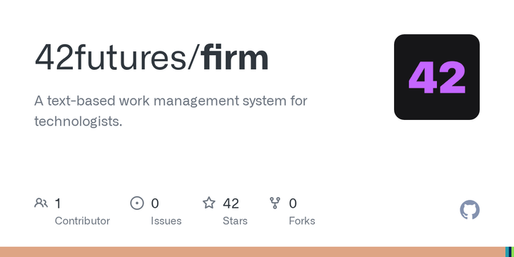 Show HN: Firm, a text-based work management system