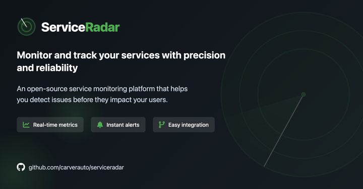 Show HN: ServiceRadar – open-source Network Observability Platform