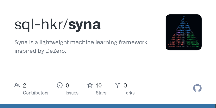 Show HN: Syna – Minimal ML and RL Framework Built from Scratch with NumPy