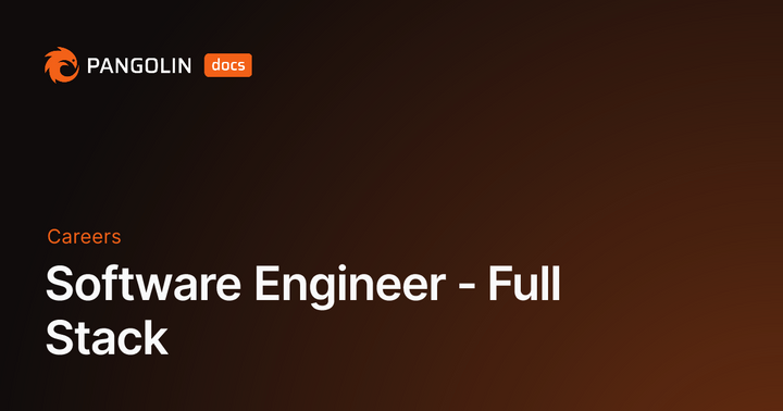 Pangolin (YC S25) is hiring a full stack software engineer (open-source)