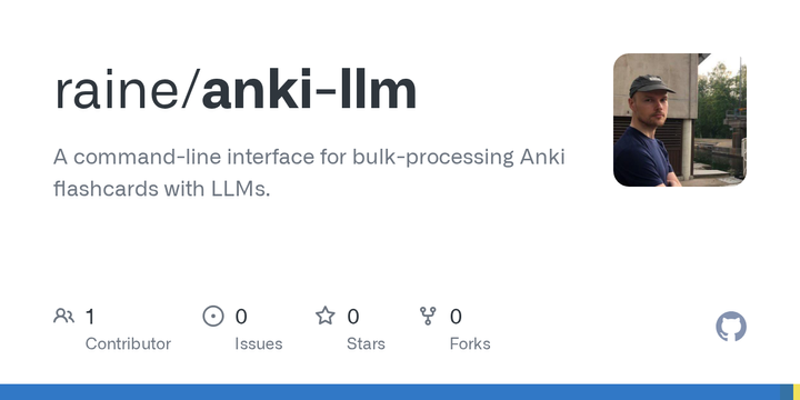 Show HN: Anki-LLM – Bulk process and generate Anki flashcards with LLMs