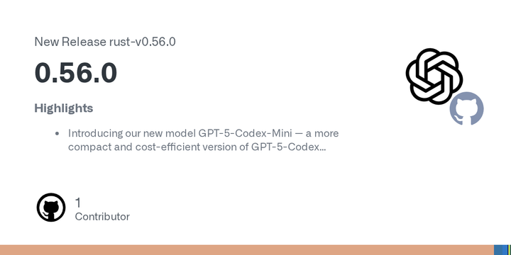 GPT-5-Codex-Mini – A more compact and cost-efficient version of GPT-5-Codex