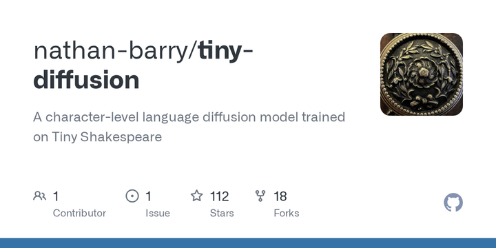 Show HN: Tiny Diffusion – A character-level text diffusion model from scratch