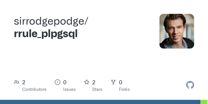 RRules (yes handling RSCALE) using only PL/pgSQL