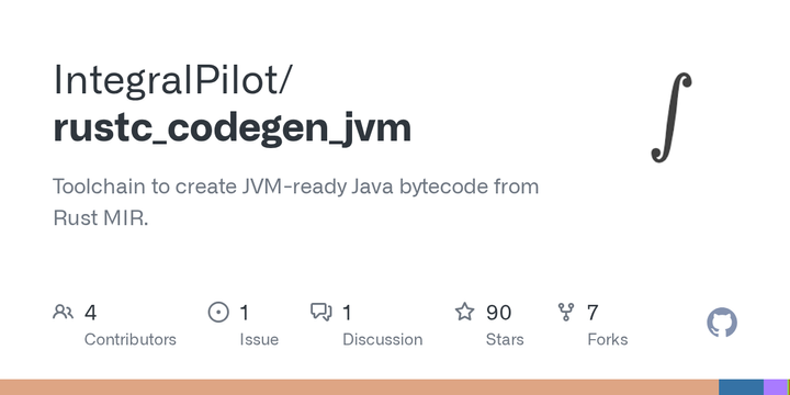 Rust compiler back end targeting JVM