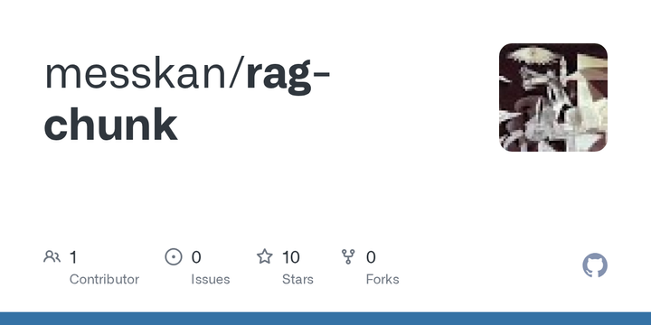 Show HN: RAG-chunk – A CLI to test RAG chunking strategies