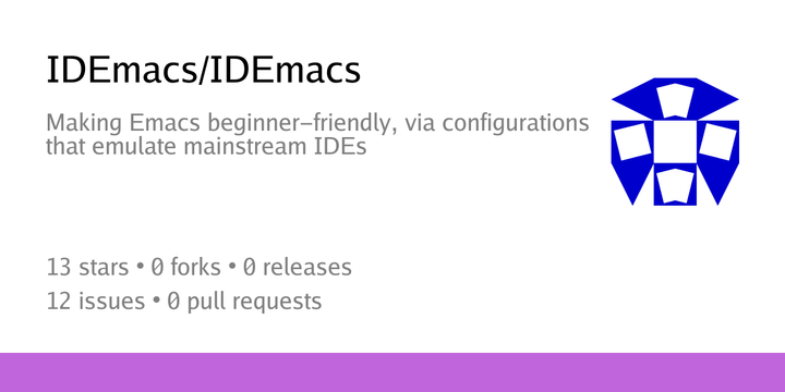 IDEmacs: A Visual Studio Code clone for Emacs
