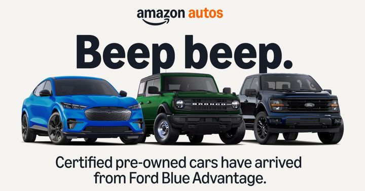 You can now buy pre-owned Ford vehicles on Amazon