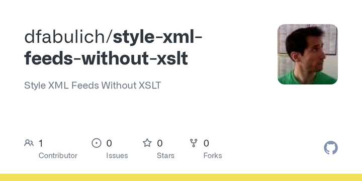 Show HN: Style XML Feeds Without XSLT