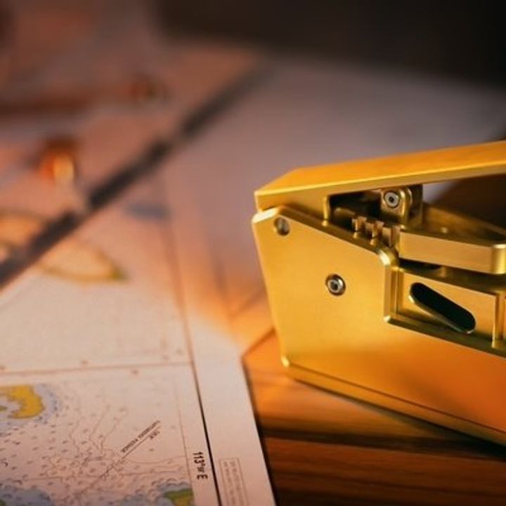 Forever Object: The Staple-Less Oceanus Brass Stapler