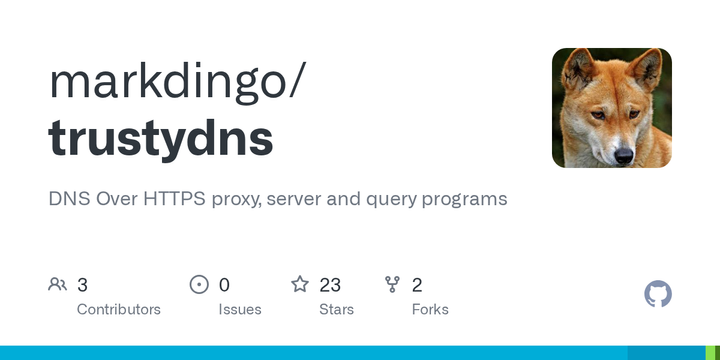 Trustydns: DNS Over HTTPS proxy, server and query programs