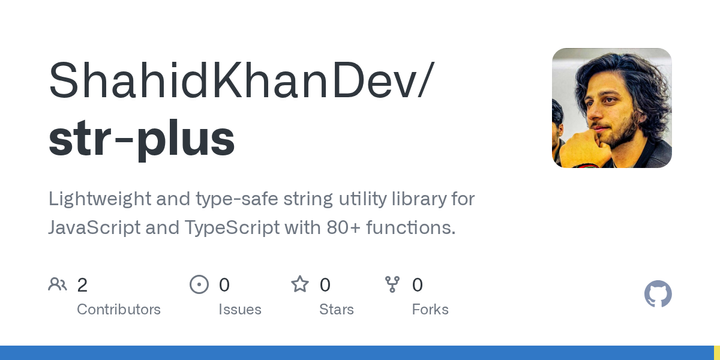 Show HN: Str-Plus – 80 Type-Safe JavaScript/TS String Utilities